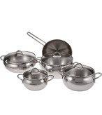 سرویس قابلمه 9 پارچه استیل کرکمازمدلA1900 استرا