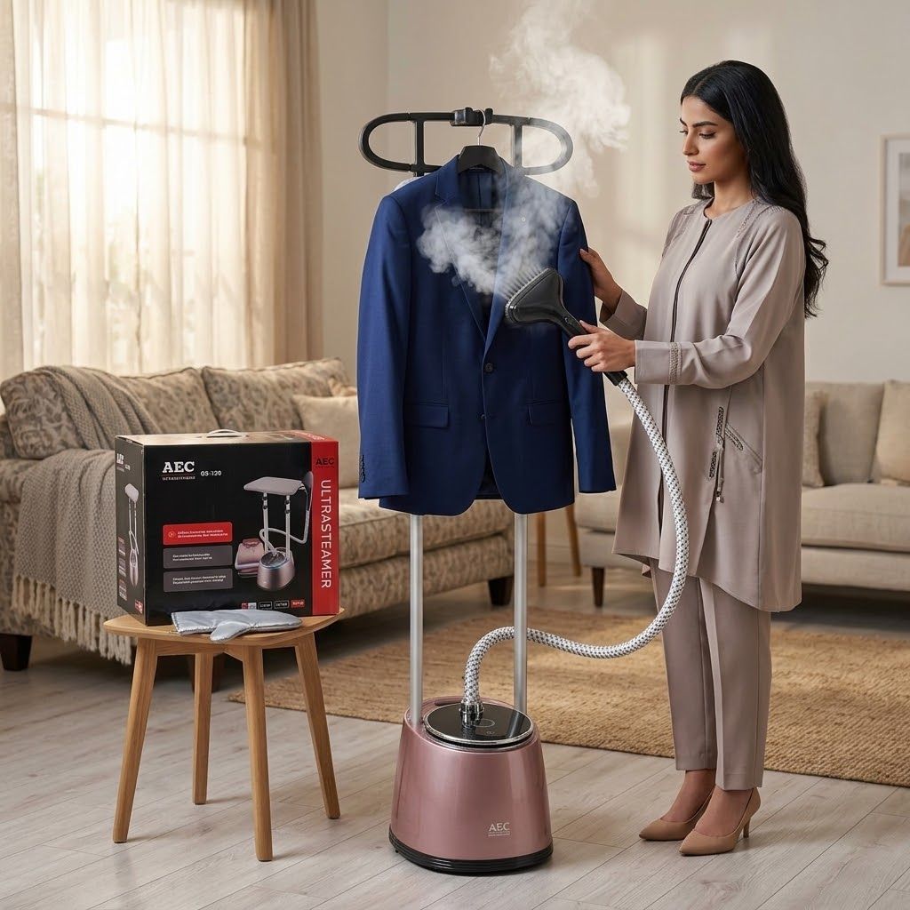 بخارگر ایستاده AEC مدل GS720 مخزن ۲ لیتر